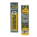 46" Double Sided Leaner, Green Bay Packers, Halloween