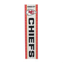 46" Double Sided Leaner, Kansas City Chiefs, Christmas