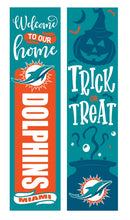 46" Double Sided Leaner, Miami Dolphins, Halloween