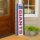 46" Double Sided Leaner, New York Giants, Christmas