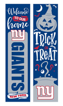 46" Double Sided Leaner, New York Giants, Halloween