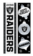 46" Double Sided Leaner, Las Vegas Raiders, Christmas