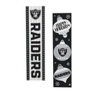 46" Double Sided Leaner, Las Vegas Raiders, Christmas