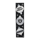 46" Double Sided Leaner, Las Vegas Raiders, Christmas