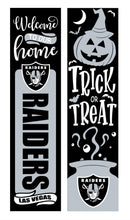 46" Double Sided Leaner, Las Vegas Raiders, Halloween