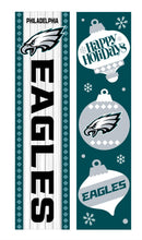 46" Double Sided Leaner, Philadelphia Eagles, Christmas