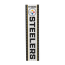 46" Double Sided Leaner, Pittsburgh Steelers, Christmas