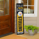 46" Double Sided Leaner, Pittsburgh Steelers, Halloween