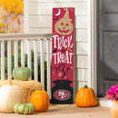 46" Double Sided Leaner, San Francisco 49ers, Halloween
