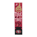 46" Double Sided Leaner, San Francisco 49ers, Halloween