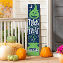 46" Double Sided Leaner, Seattle Seahawks, Halloween