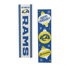 46" Double Sided Leaner, Los Angeles Rams, Christmas