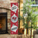 46" Double Sided Leaner, Tampa Bay Buccaneers, Christmas
