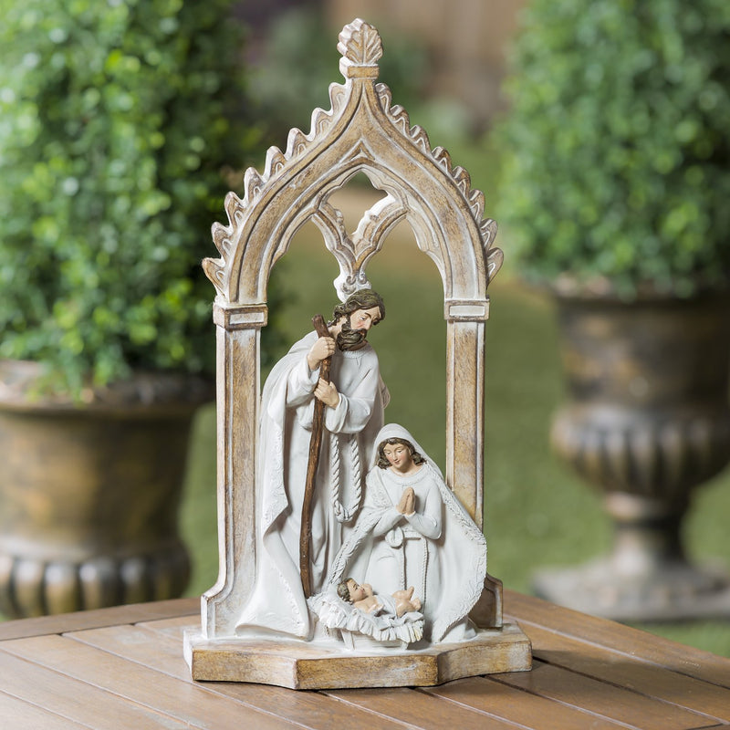 17"H Holy Family Nativity Scene,84g4325