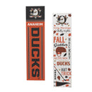 Anaheim Ducks Fall Seasonal Double Sided Large Leaner, 46"