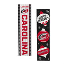 Carolina Hurricanes 46" Double Sided Leaner, Christmas