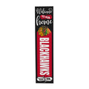 Chicago Blackhawks 46" Double Sided Leaner, Halloween