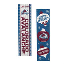 Colorado Avalanche 46" Double Sided Leaner, Christmas