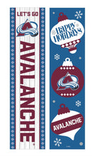 Colorado Avalanche 46" Double Sided Leaner, Christmas