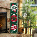 Minnesota Wild 46" Double Sided Leaner, Christmas