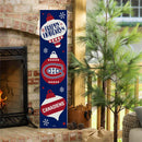Montreal Canadiens 46" Double Sided Leaner, Christmas