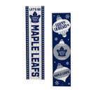 46" Double Sided Leaner, Toronto Maple Leafs, Christmas