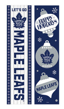 46" Double Sided Leaner, Toronto Maple Leafs, Christmas