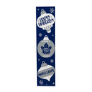 46" Double Sided Leaner, Toronto Maple Leafs, Christmas