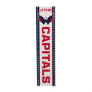 46" Double Sided Leaner, Washington Capitals, Christmas