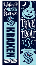 46" Double Sided Leaner, Seattle Kraken, Halloween