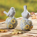 Perching Bird 2 Asst, 2 Designs, 8 Piece Total