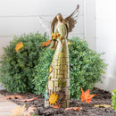21.47"H Floral Angel Garden Statuary