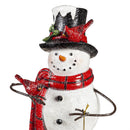 Snowman Friends With Cardinals Statue, 2 ASST