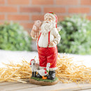 Santa On The Homestead Statue