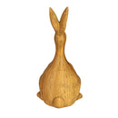 Wood Look Ceramic Rabbit, Standing