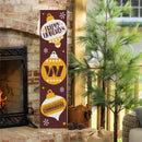 46" Double Sided Leaner, Washington Commanders, Christmas