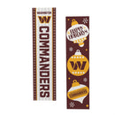 46" Double Sided Leaner, Washington Commanders, Christmas