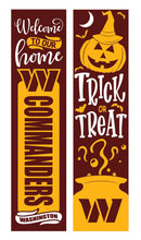46" Double Sided Leaner, Washington Commanders, Halloween