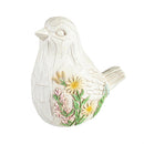 Carved Floral Statuary, Set of 2