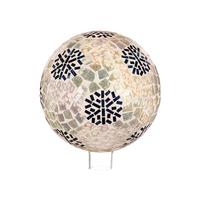 10" Snowflake Gazing Ball,84g5350