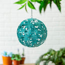Metal Leaves Decorative Garden Ball, 10"