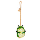 Pollinator Garden Bell, Art Glass, Frog
