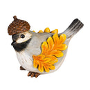 Harvest Hat Birdies Statue, 5"H