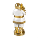 Joyful Traditions Garden Statue, Resin Statue, Gold Santa, 32"H