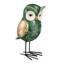Shades of Emerald Garden Statue, Resin Statue, Owl, 8"H, Asst of 2