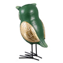 Shades of Emerald Garden Statue, Resin Statue, Owl, 8"H, Asst of 2