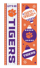 46" Double Sided Leaner, Clemson University, Christmas