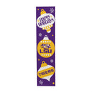 46" Double Sided Leaner, Louisiana State University, Christmas