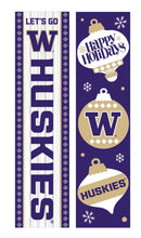 Universitiy of Washington 46" Double Sided Leaner, Christmas