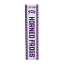 46" Double Sided Leaner, Texas Christian University, Christmas